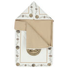 White & Beige Coin Logo Baby Nest, 1, hi-res