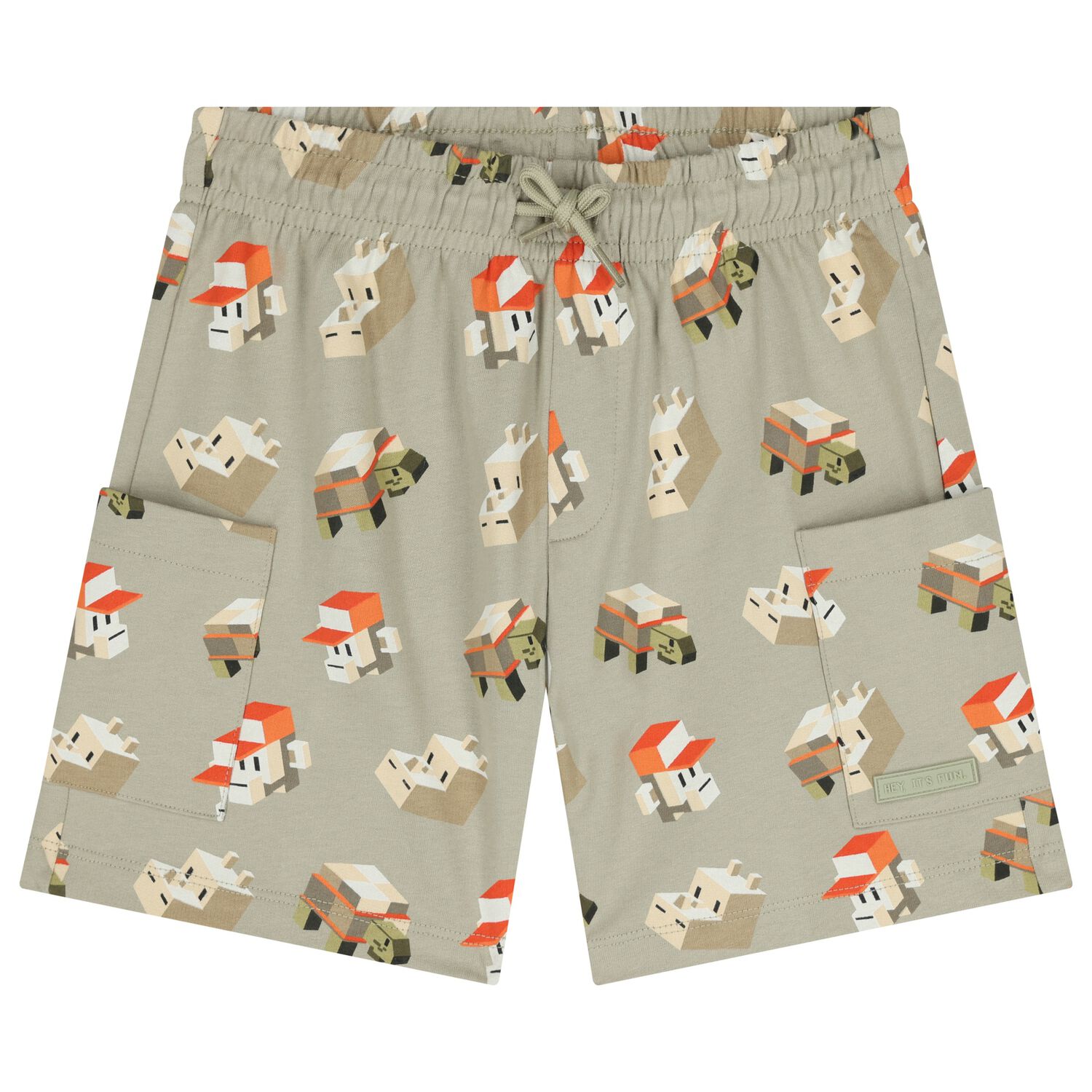 شورت أخضر للأولاد, 1, hi-res