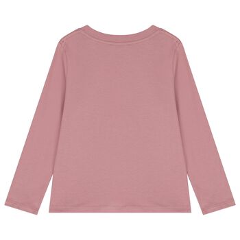 Girls Mini Me Pink Long Sleeve Top
