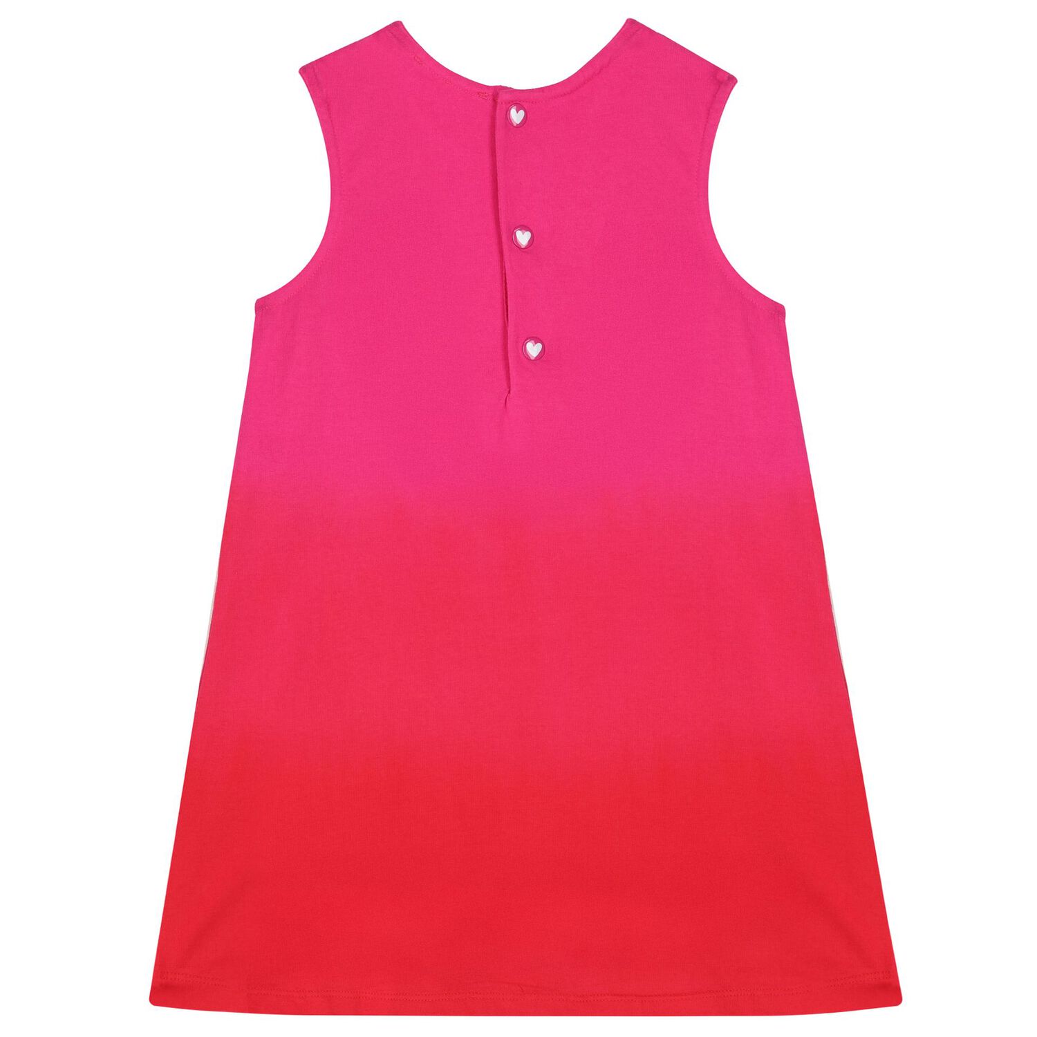 فستان بنات الترتر باللون الوردي والأحمر, 1, hi-res