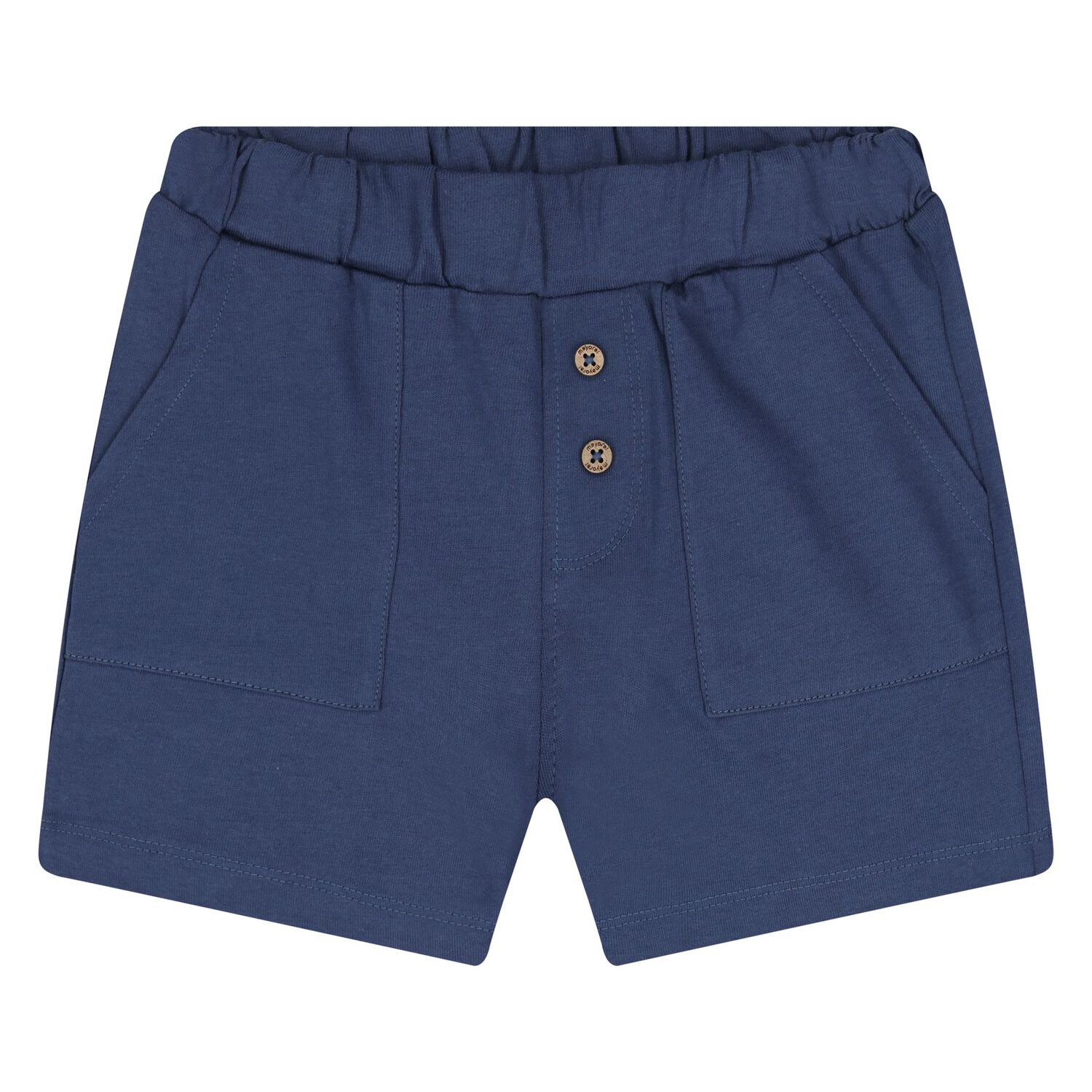 Younger Boys White & Blue Shorts Set, 2, hi-res