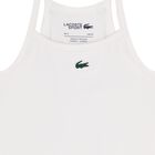 Girls White Logo Sleeveless Top, 1, hi-res