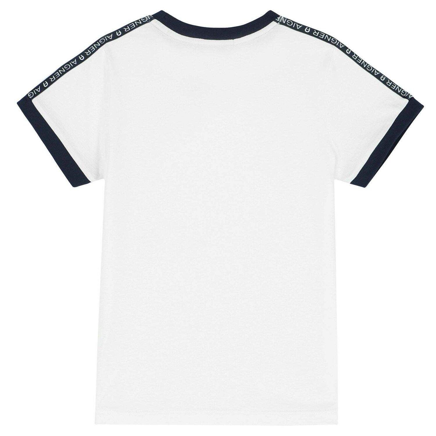 Boys White Logo T-Shirt, 1, hi-res