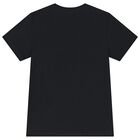 Boys Black Polo Bear T-Shirt, 1, hi-res