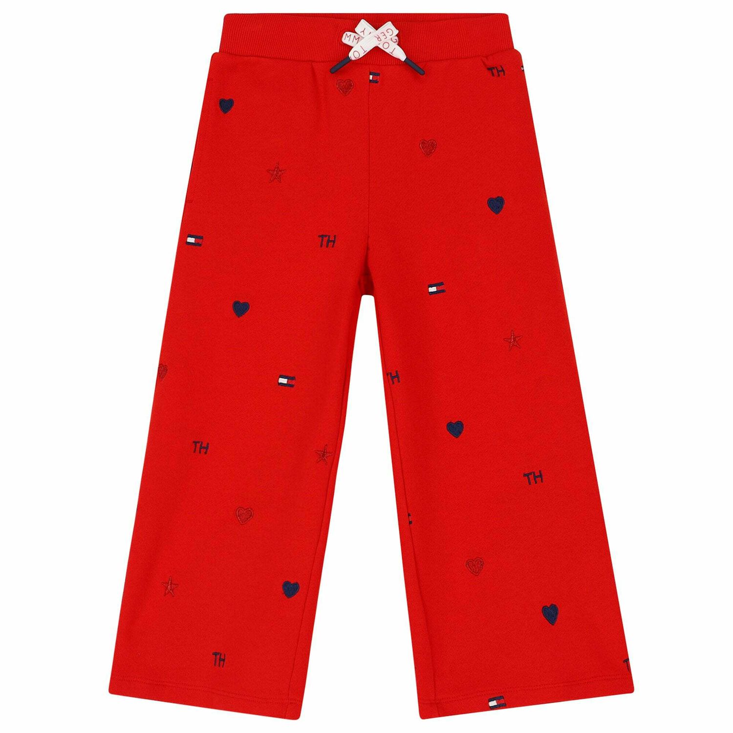 Girls Red Logo Trousers, 1, hi-res image number null