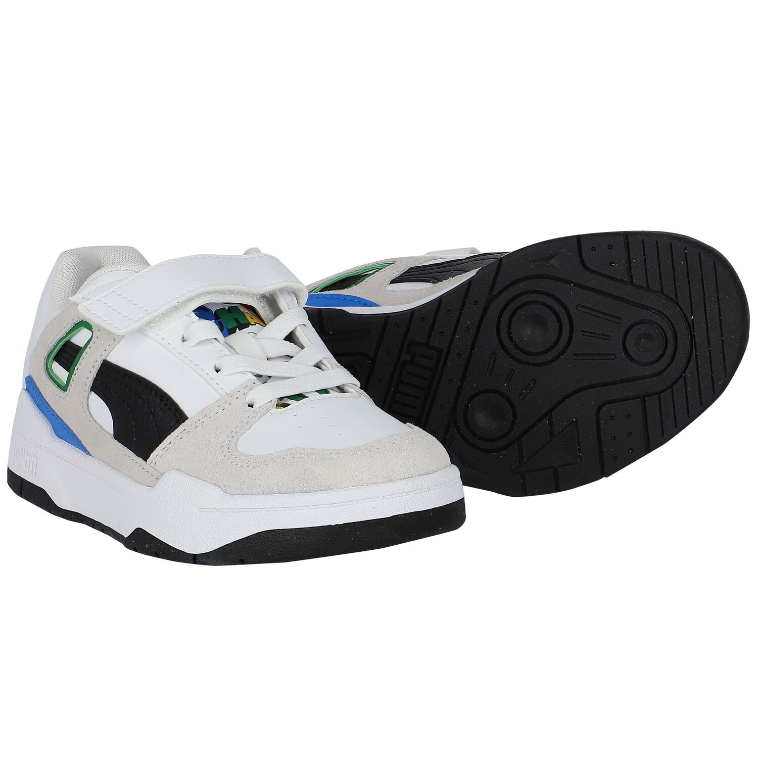 Boys White Slipstream Trash Talk AC PS Trainers, 1, hi-res