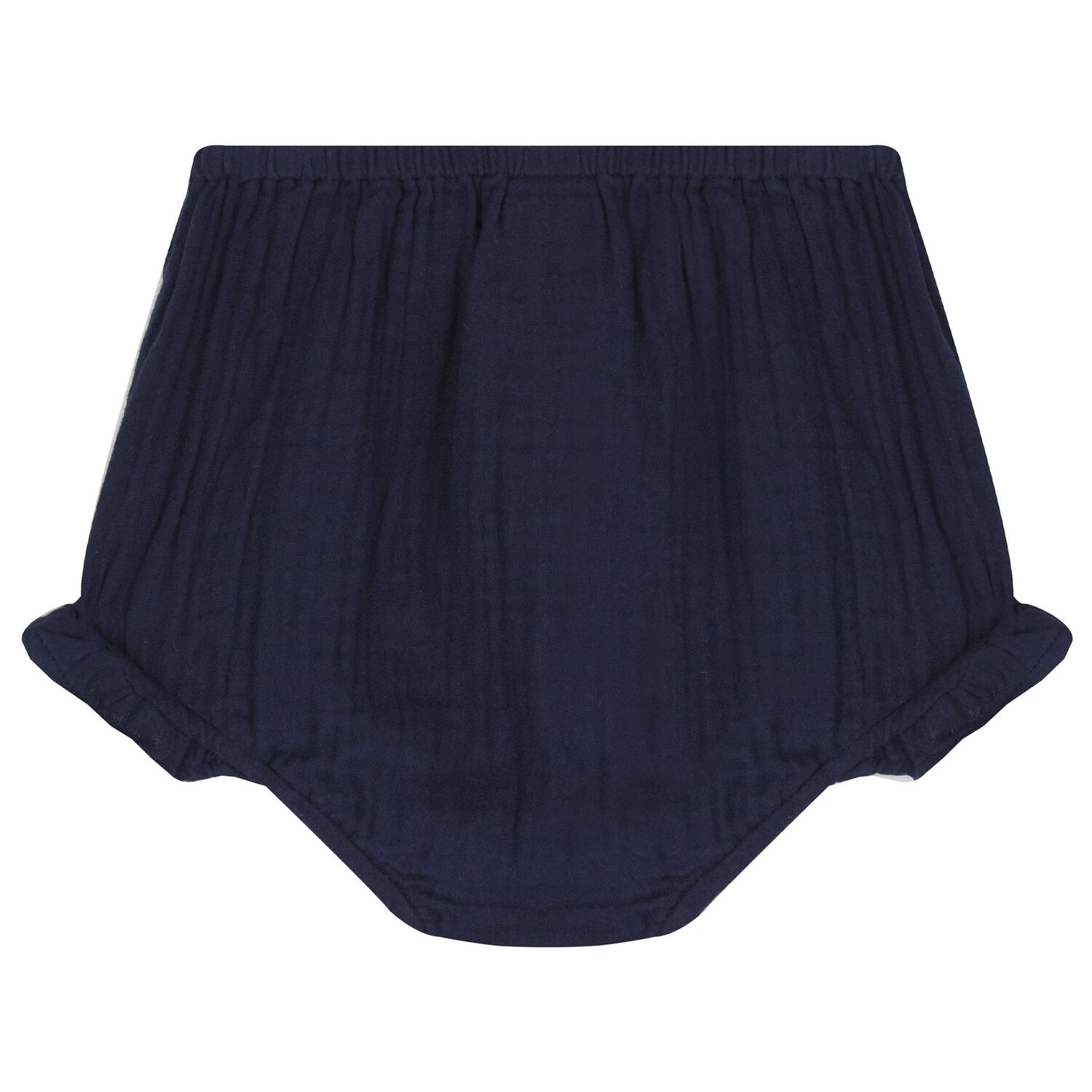 طقم بلوزة أطفال باللون الكحلي والأبيض للبنات , 1, hi-res