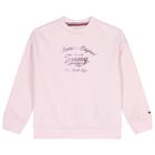 سويت شيرتات بشعار وردي للبنات, 1, hi-res