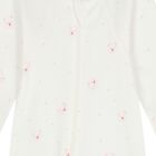 Baby Girls White & Pink Babygrows ( 2 Pack ), 5, hi-res