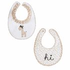 White Baby Bibs (2 Pack), 1, hi-res