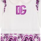 Baby Girls White & Purple Majolica Babygrow Gift Set, 1, hi-res