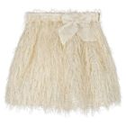 Girls Gold Fringe Skirt Set, 1, hi-res