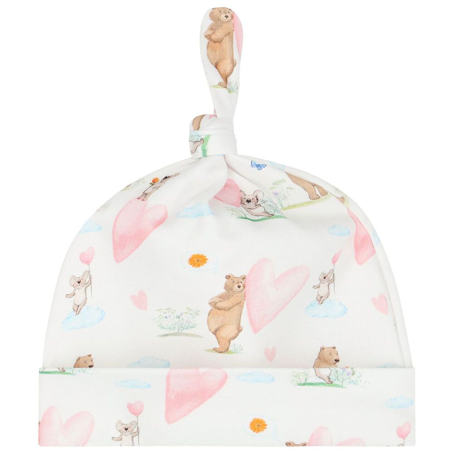 Baby Girls White Hearts Babygrow Set, 1, hi-res image number null