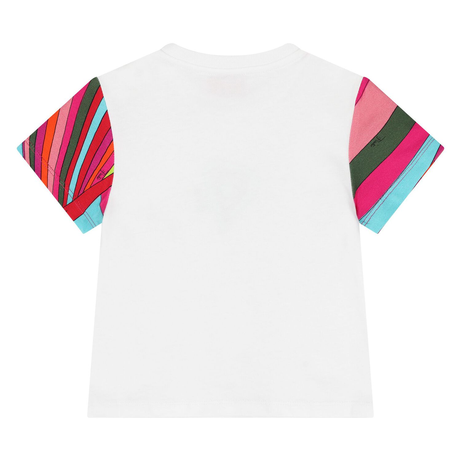Younger Girls White Heart Logo T-Shirt, 1, hi-res
