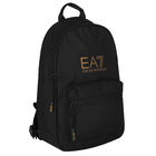 Black Logo Backpack, 1, hi-res