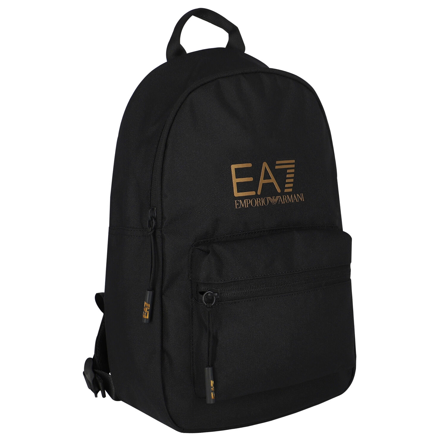 Black Logo Backpack, 1, hi-res