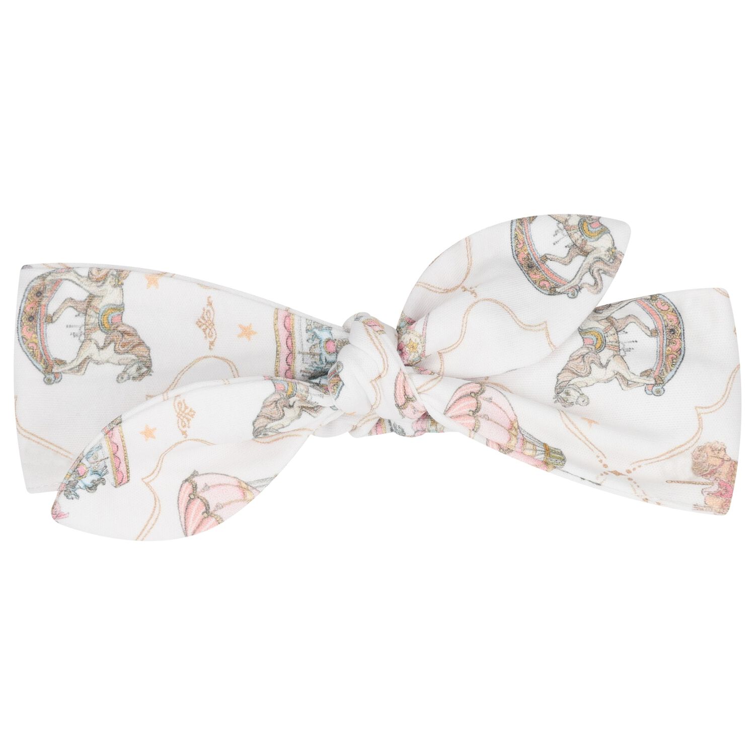 Baby Girls Pink & White Carousel & Hot Air Balloon Headband, 1, hi-res image number null