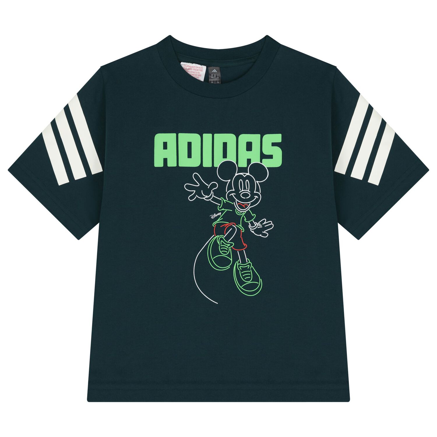 Green Disney Logo Shorts Set, 1, hi-res