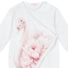 افارول بطبعة بجعة باللون الأبيض و الوردى للبنات, 1, hi-res