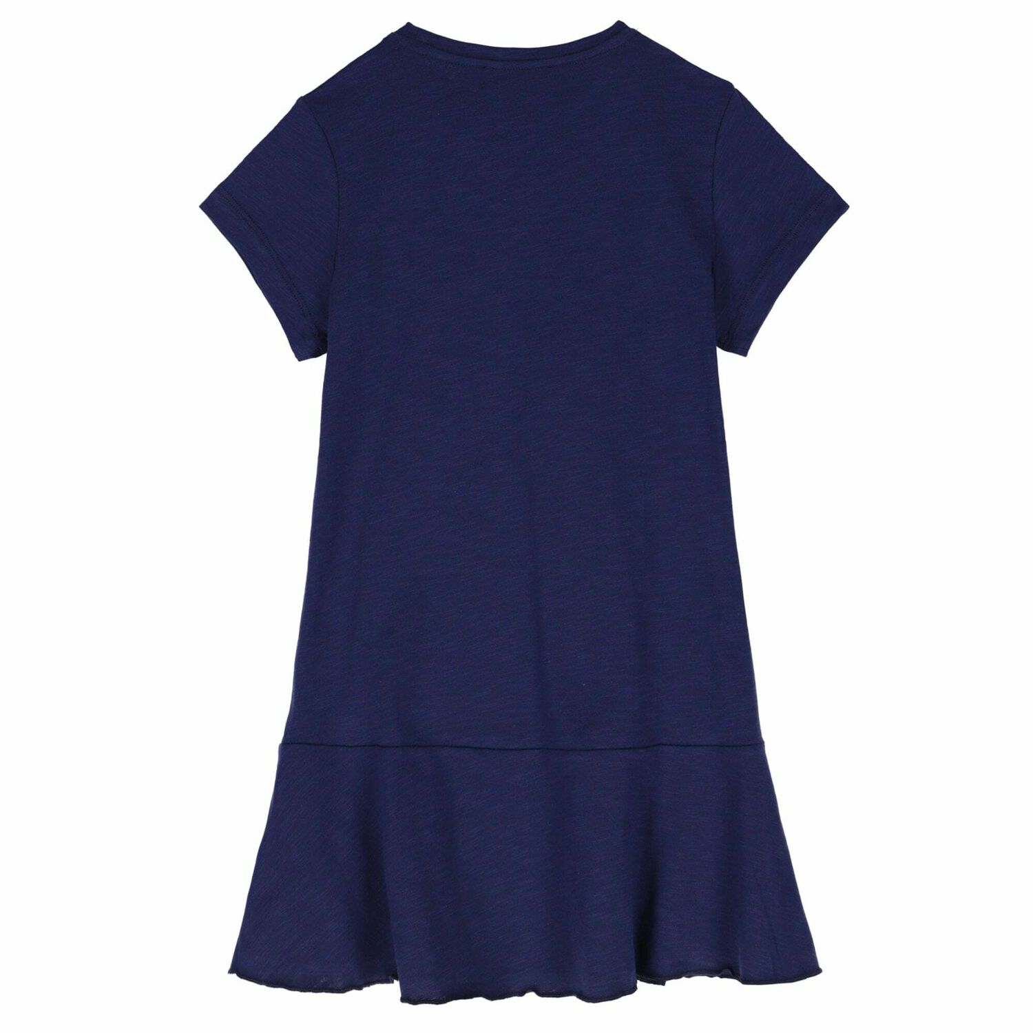 Girls Blue Logo Dress, 1, hi-res