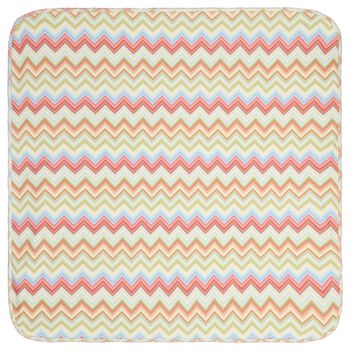Multi-Coloured Zig Zag Baby Blanket