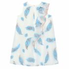 فستان عيد بالورجانزا باللون الابيض والازرق, 1, hi-res