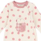 Baby Girls Ivory & Pink Babygrows ( 2-Pack ), 1, hi-res