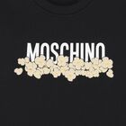 Girls Black Popcorn Logo Dress, 4, hi-res