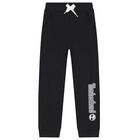 Boys Black Logo Joggers, 1, hi-res