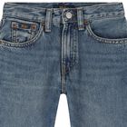 Boys Blue Logo Denim Jeans, 1, hi-res