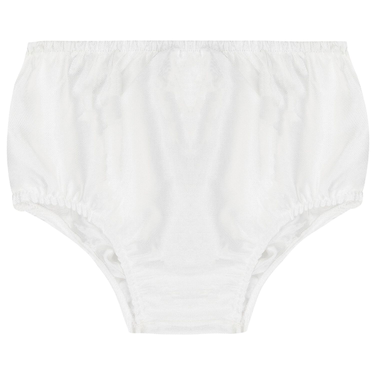 Baby Girls White Flower Satin Dress Set, 1, hi-res image number null