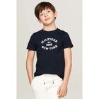 Boys Navy Blue Logo T-Shirt, 2, hi-res