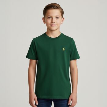 Boys Green Logo T-Shirt, 1 Boys Green Logo T-Shirt