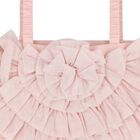 Girls Pink Glitter Tulle Top, 1, hi-res