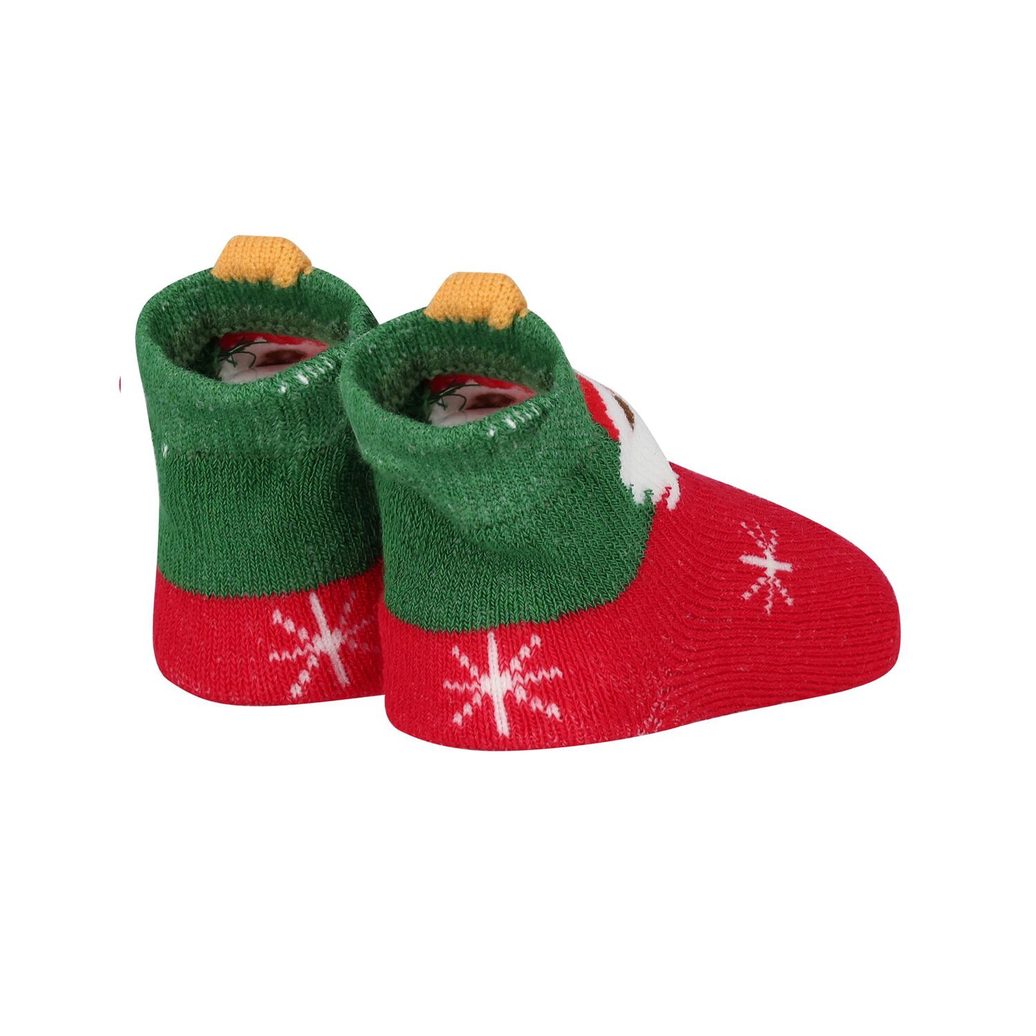 Red & White Baby Socks ( 3-Pack ), 1, hi-res