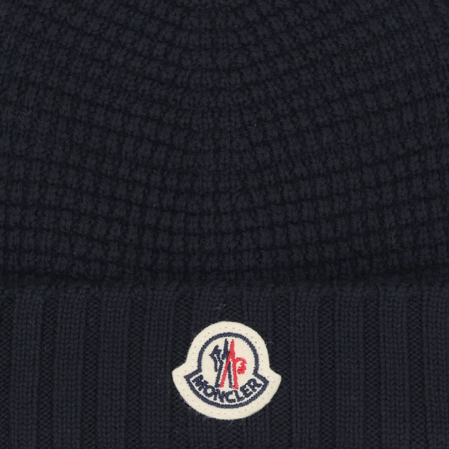 Baby Boys Navy Blue Logo Beanie Hat, 1, hi-res image number null