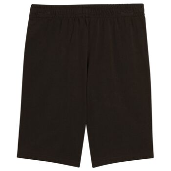 Boys Black Logo Shorts