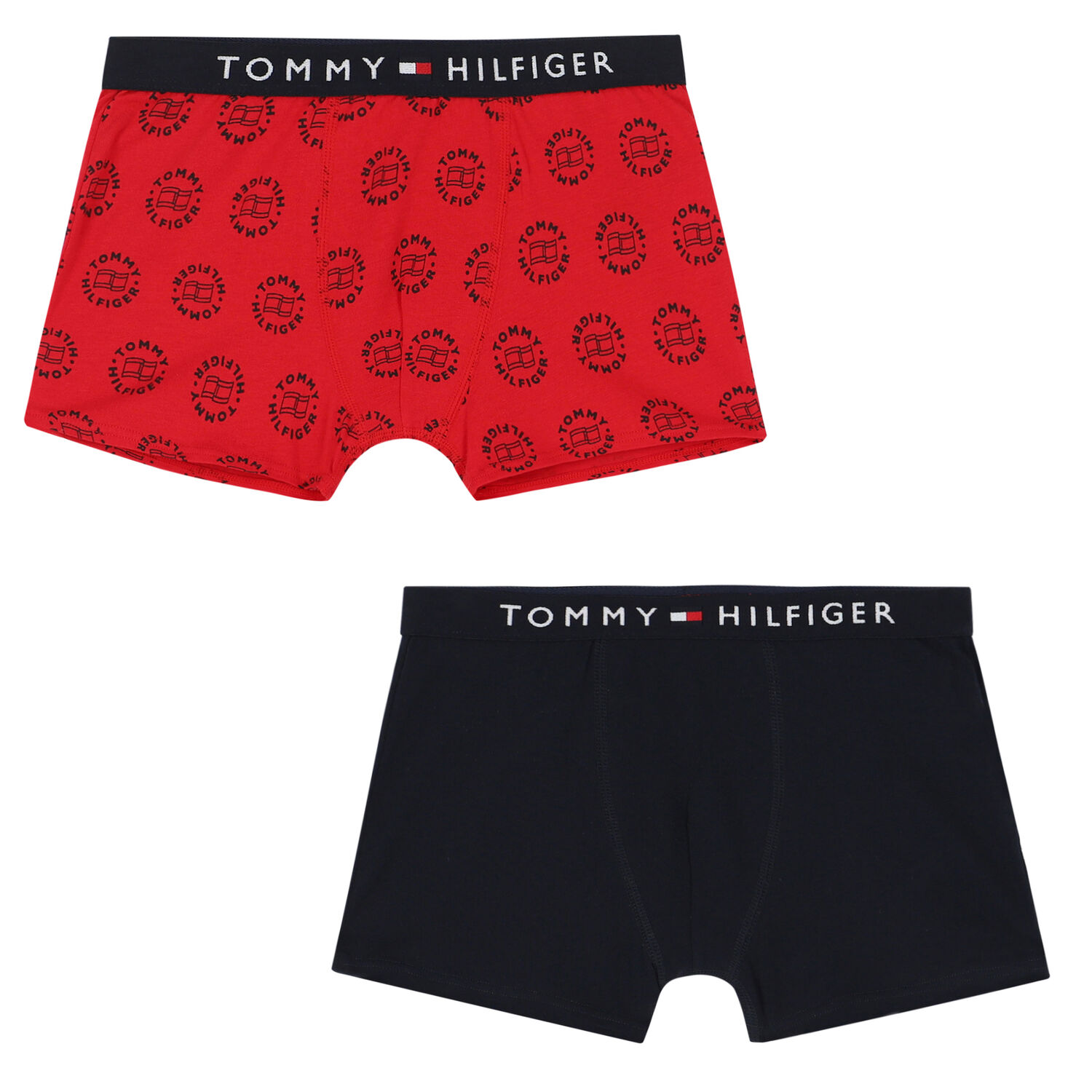 Boys Black & Red Boxer Shorts (2 Pack), 2, hi-res image number null