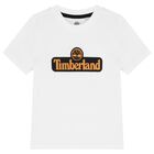 Boys White Logo T-Shirt, 3, hi-res