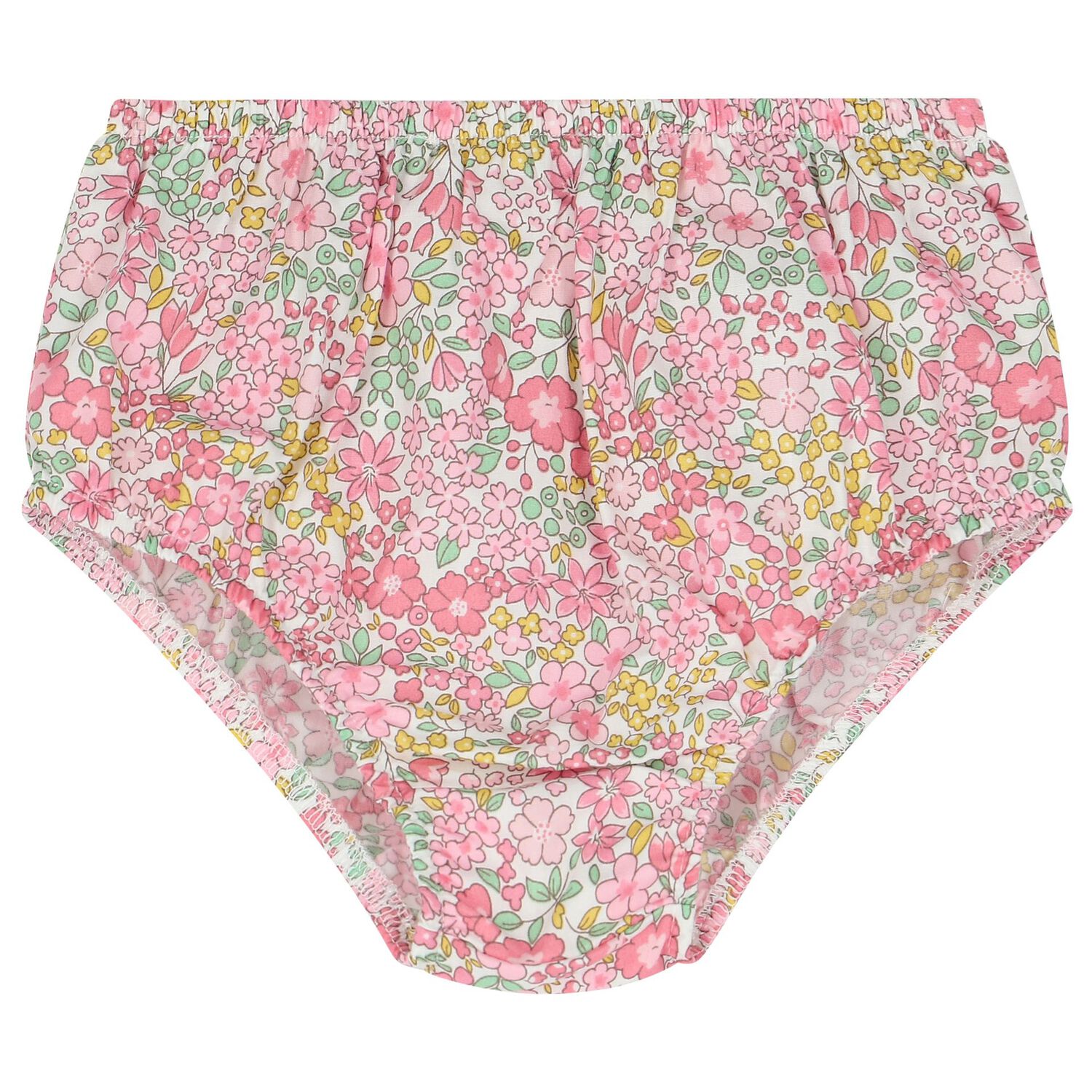 Baby Girls Pink Liberty Floral Dress Set, 1, hi-res