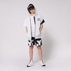 White & Black Logo T-Shirt, 1, hi-res