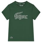 Boys Green Logo T-Shirt, 1, hi-res