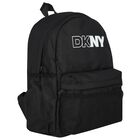 Black Logo Backpack, 1, hi-res