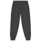 Boys Khaki Green Logo Joggers, 1, hi-res