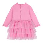 Baby Girls Pink Tulle Dress Set, 1, hi-res