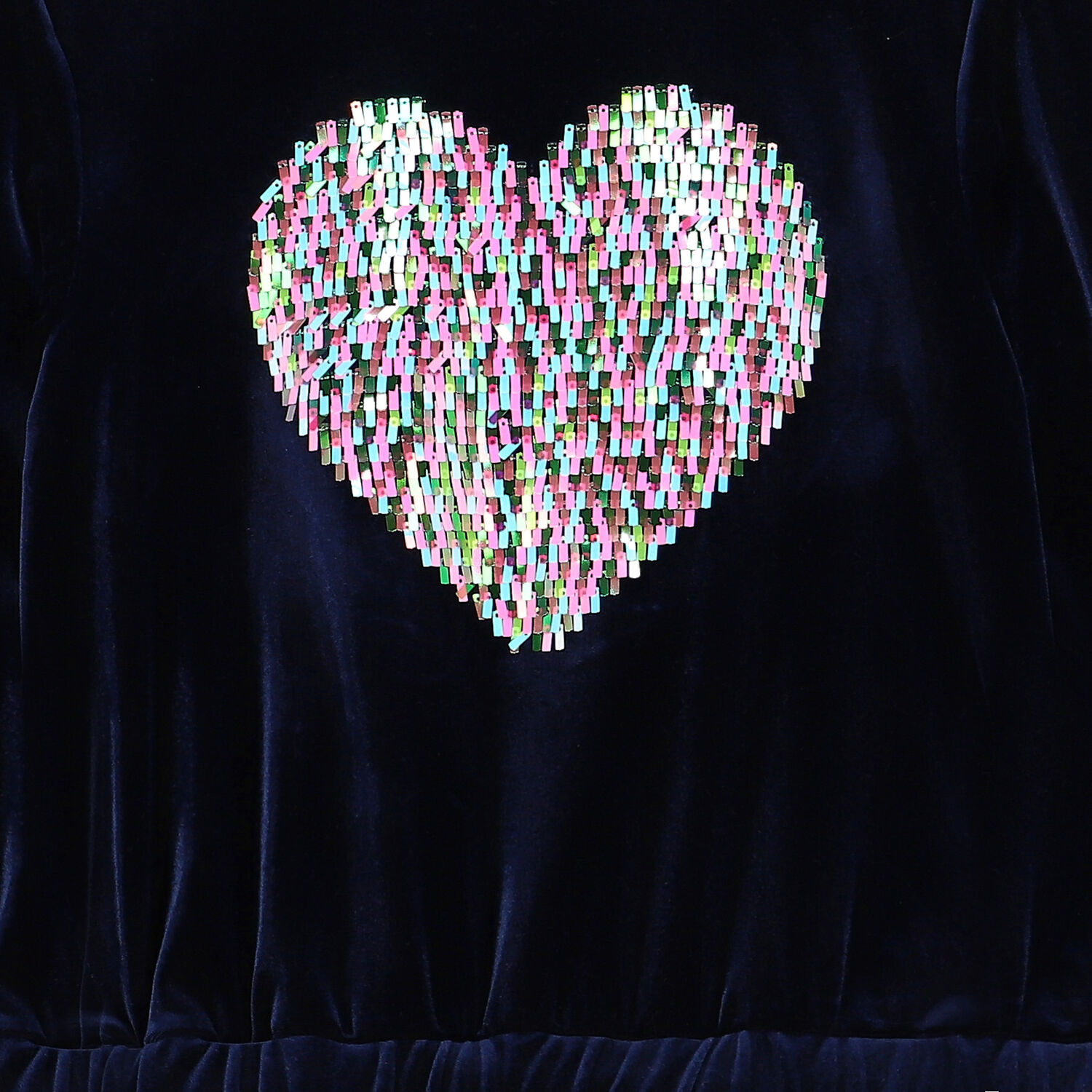 فستان مزين بالترتر باللون الكحلي, 1, hi-res