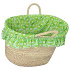 حقيبة بنات للشاطئ بطبعة باللون البيج, 1, hi-res