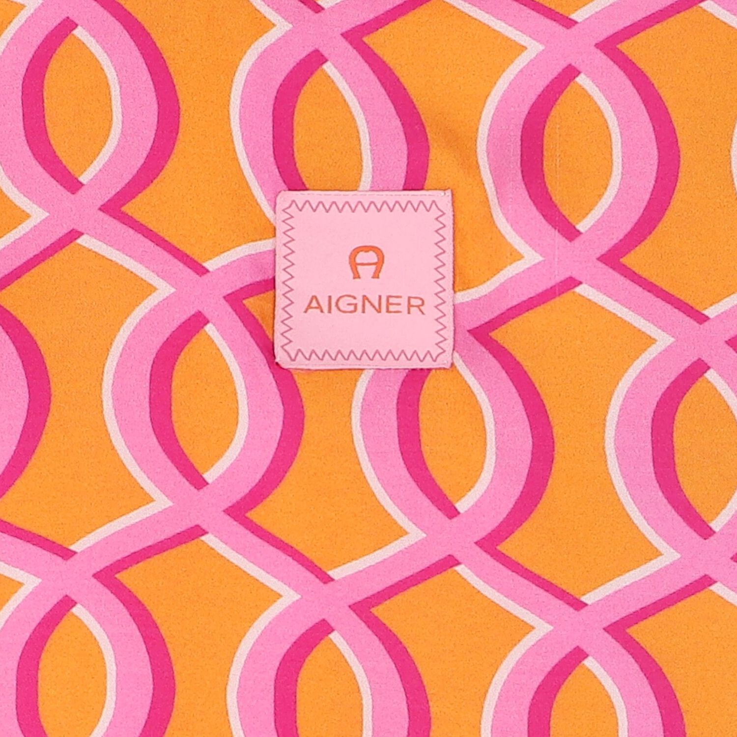 فستان بنات بالشعار باللون البرتقالي, 1, hi-res