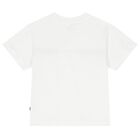 Boys White Logo T-Shirt, 1, hi-res
