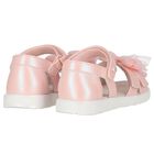 Younger Girls Pink Tulle Bow Sandals, 1, hi-res